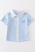 Crab French Knot Boy Shirt