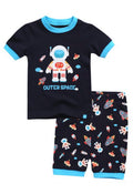 Space Boy Short Sleeve Pajamas