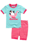 Hello Penguin Short Sleeve Pajamas