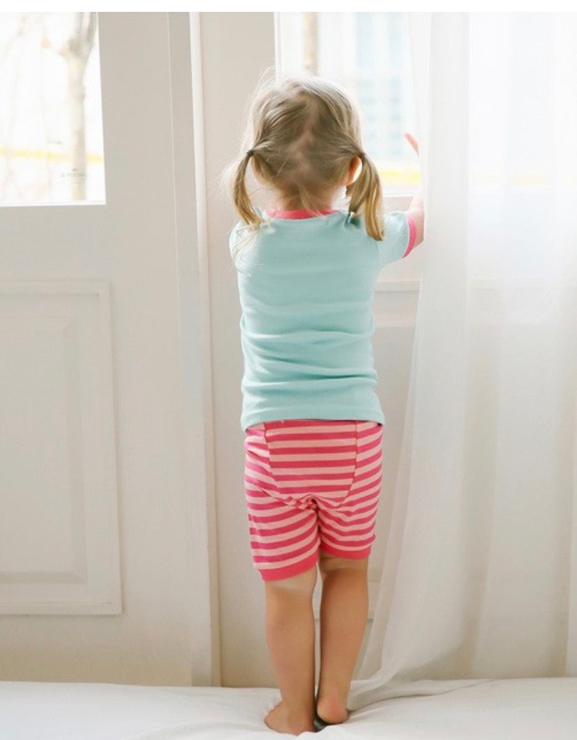 Hello Penguin Short Sleeve Pajamas