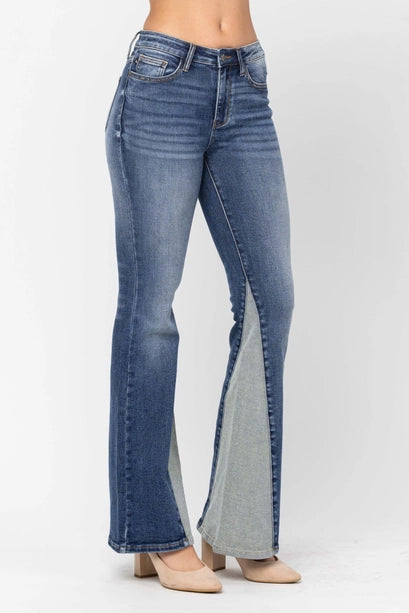 Judy Blue Jeans Midrise Inseam Flare