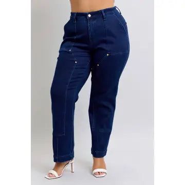 Plus- Judy Blue Jeans High Waisted