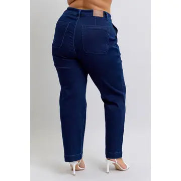 Plus- Judy Blue Jeans High Waisted