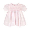 Smocked Dress with Lace